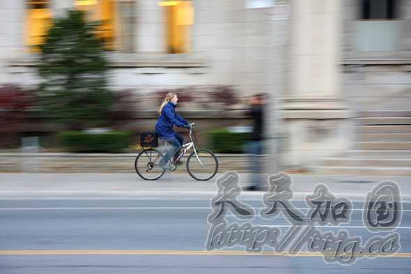 Biking to work toronto
