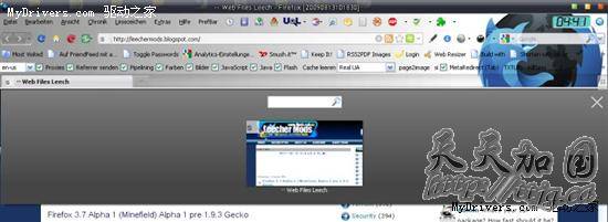 Firefox 3.7 Alpha 1Ԥ԰汾