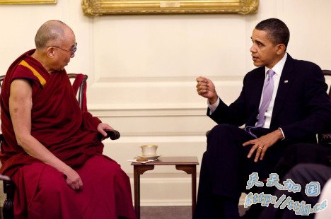 The Dalai Lama said US President Barack Obama was “supportive” in a meeting that drew angry protests from China. (AFP Photo/Tim Sloan)