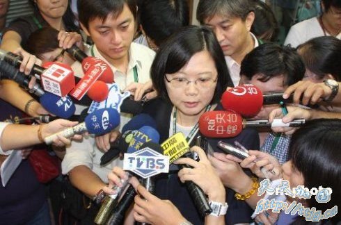 蔡英文接受媒体访问