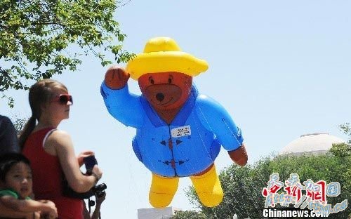 组图:美国华盛顿举行庆祝独立日大游行
