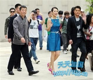 顾长卫、章子怡、郭富城